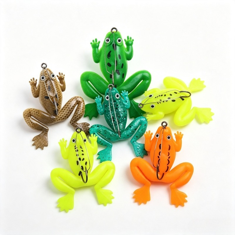 4PCS/8PCS 5.2g/6cm Umpan Katak - Fishing Hook Weedless ulasan dan harga