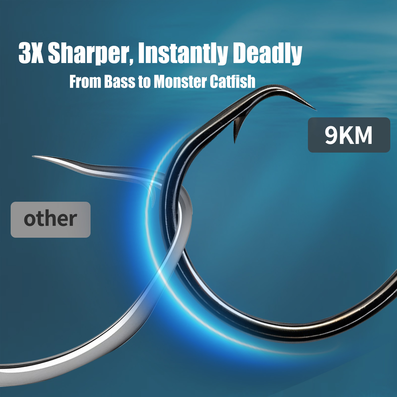 Mata Kail Pancing Lingkaran 9K - Fishing Hook Circle ulasan dan harga