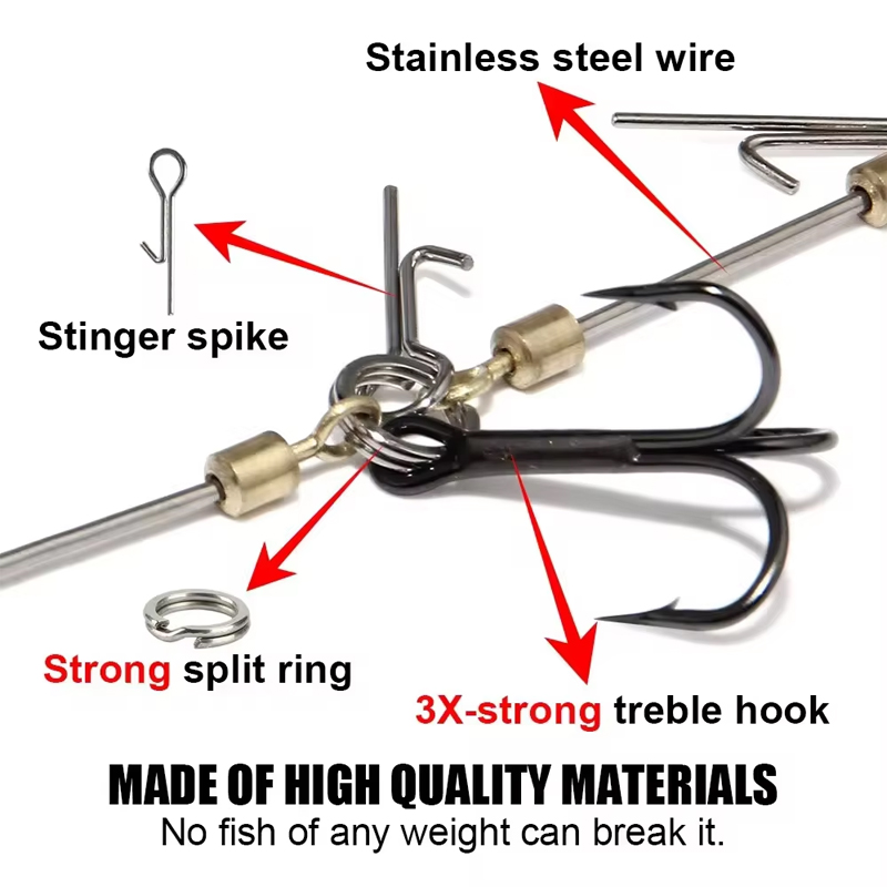 Rig Pancing Kail Baja, Umpan D - Fishing Hook Treble ulasan dan harga