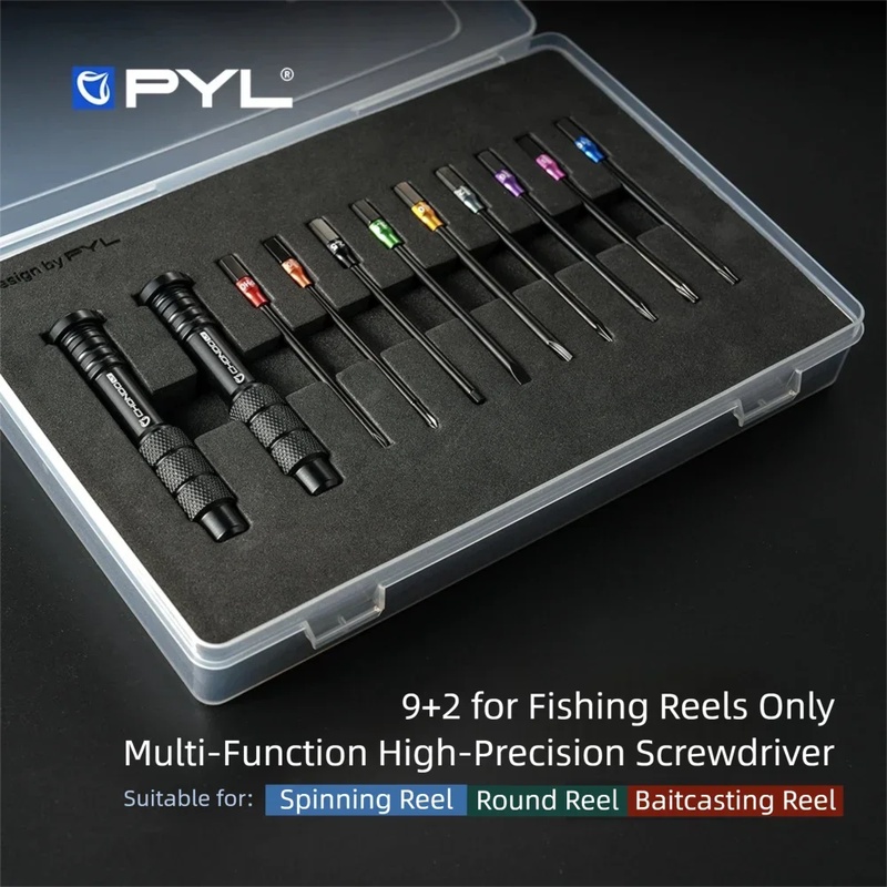 Set Obeng Baja Paduan PYL 9+2  - Shimano Reel Stradic ulasan dan harga