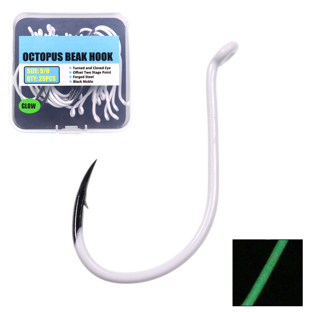 25 Pcs/Kotak Bercahaya Baja Im - Fishing Hook Assortment ulasan dan harga