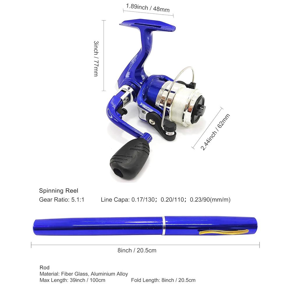 Set Joran Pancing Mini Telesko - Penn Reel Fierce ulasan dan harga
